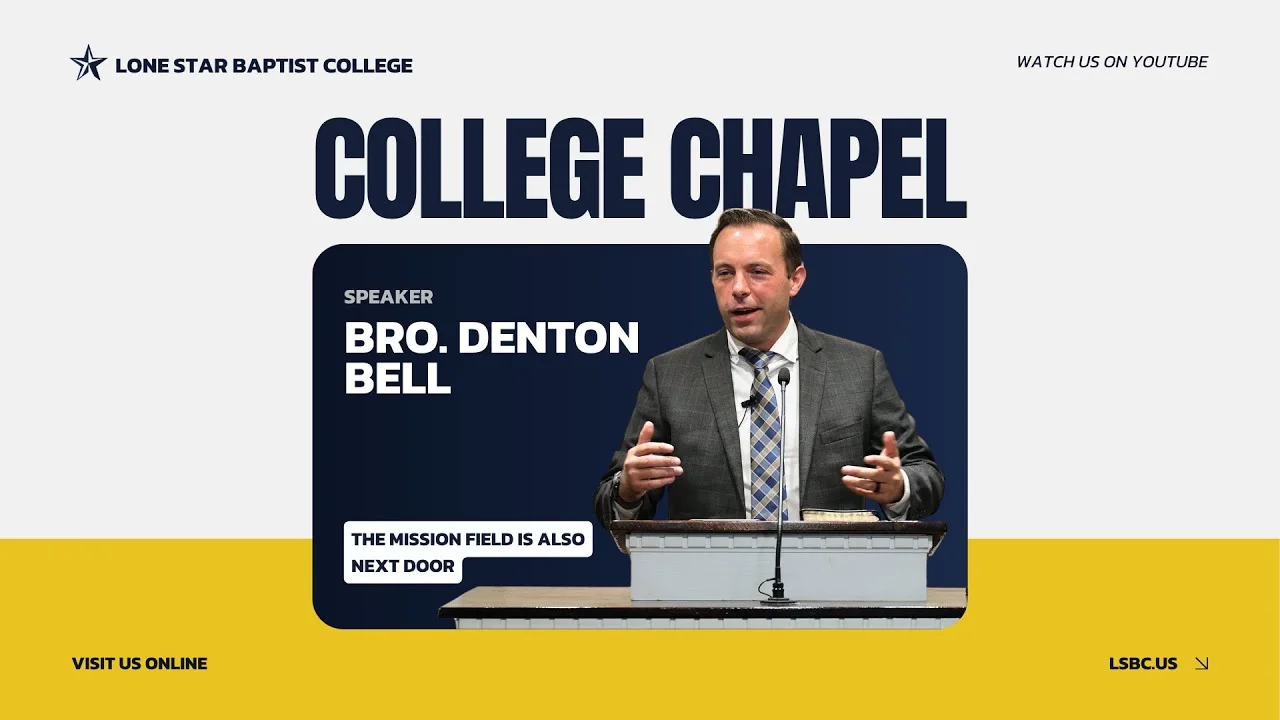 Denton Bell: The Mission Field Is Also Next Door