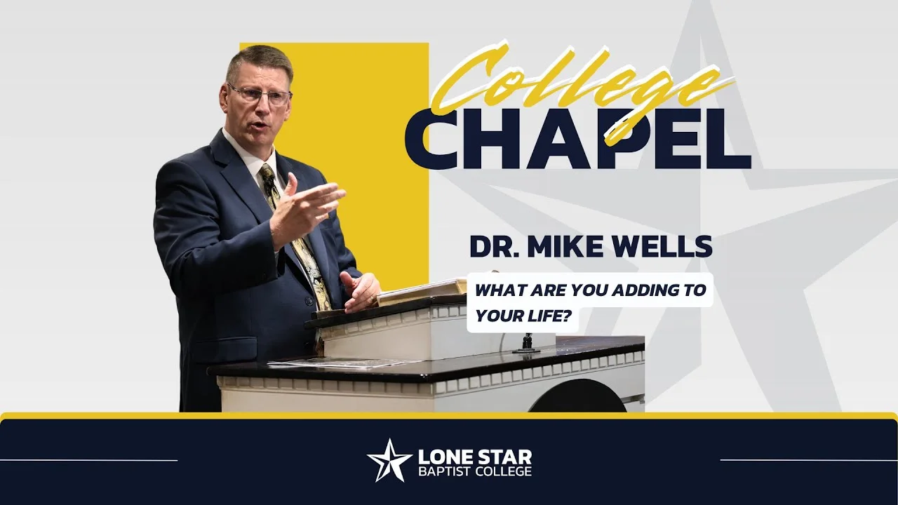 Pastor Mike Wells: What Are You Adding To Your Life?