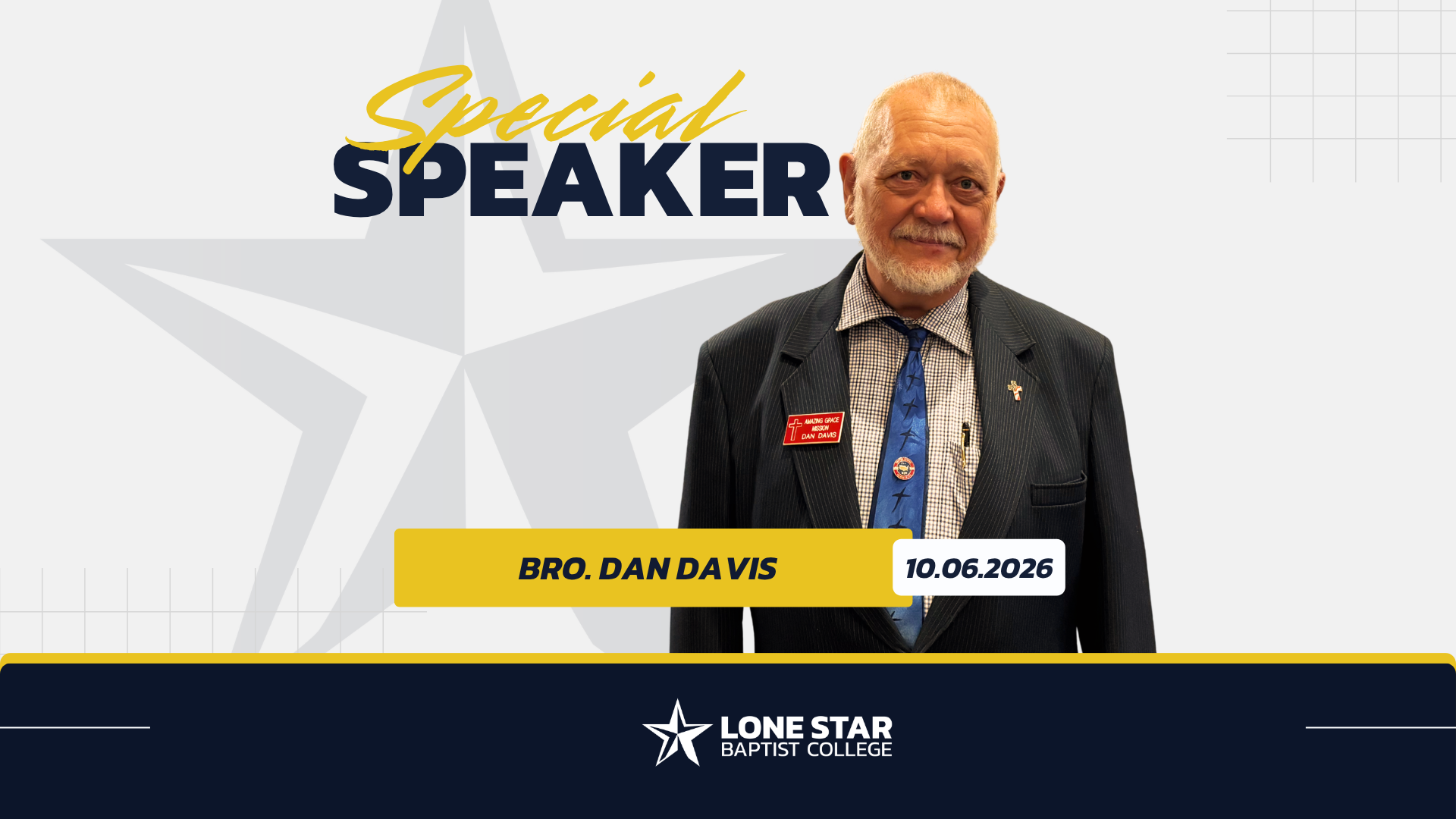Special Speaker: Dan Davis