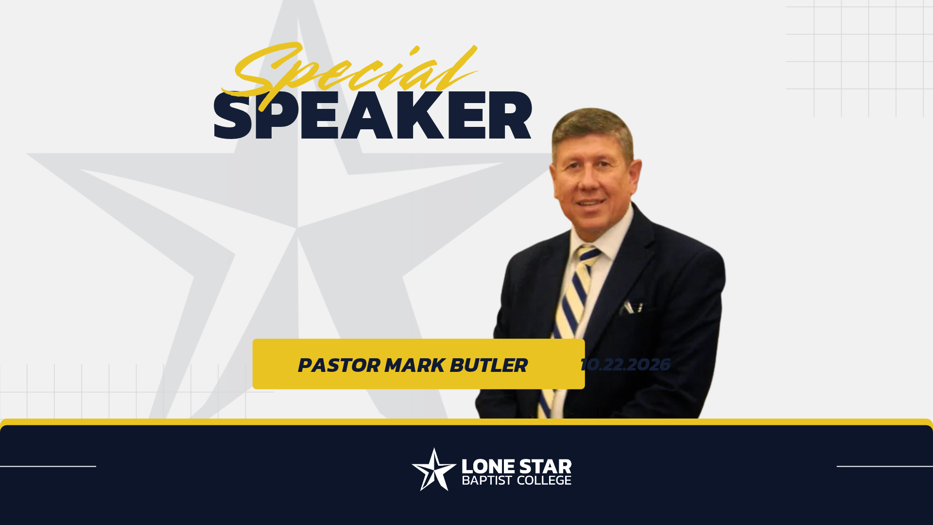 Special Speaker: Pastor Mark Butler